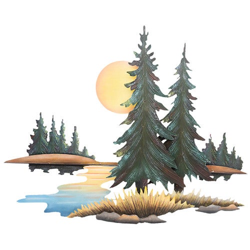 Pine Creek Metal Wall Art