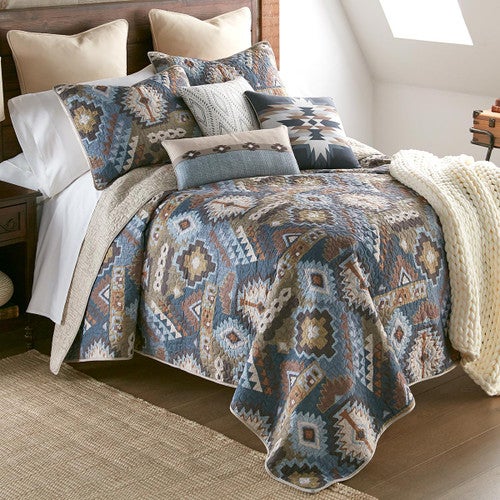 Tribal Ways Southwest Quilt Bed Set - Queen