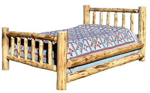 Rustic California King Bed