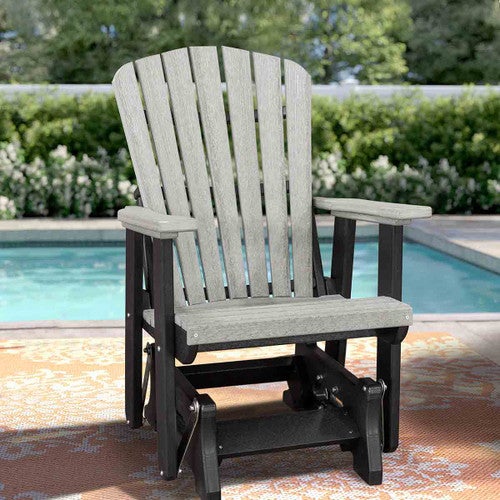 Kingston Adirondack Glider - Gray & Black