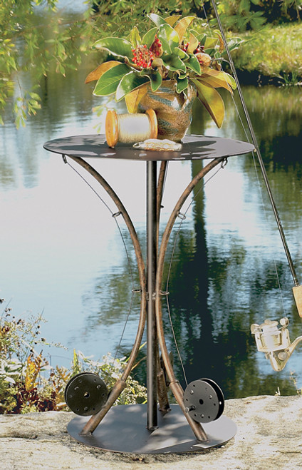 3-Fishing Pole End Table