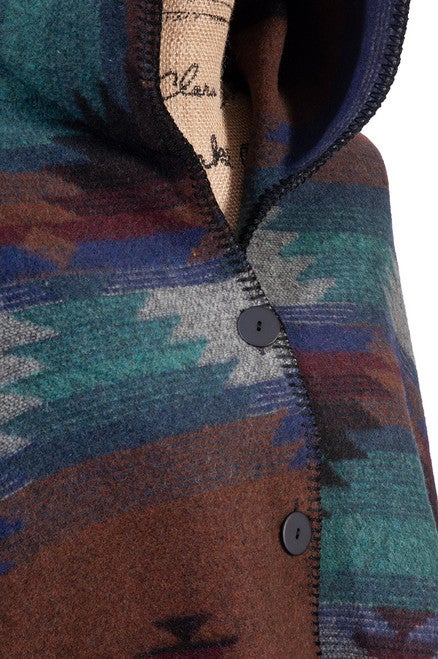Painted Desert Hooded Throw