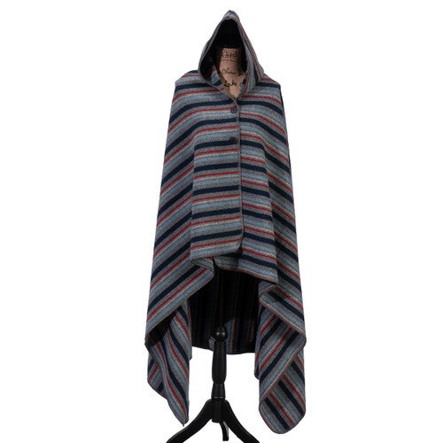 Nordic Alpine Stripe Hooded Throw
