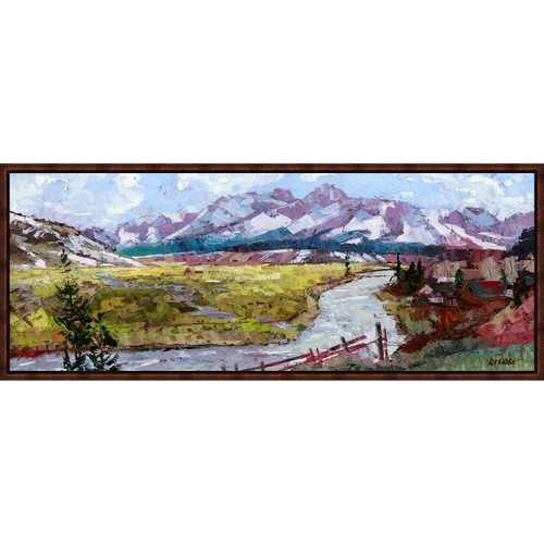 A Glimpse Framed Canvas