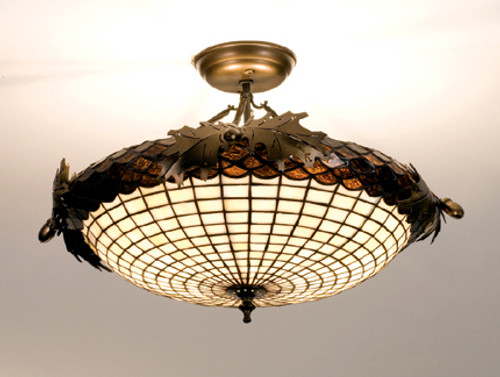 Acorn Semi flush Light Fixture