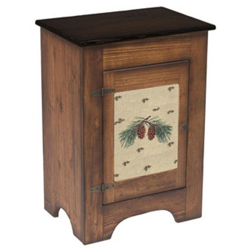 Pinecones A'Plenty Wood Cupboard