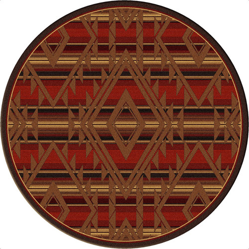 Santa Fe Spirit Rug - 8 Foot Round
