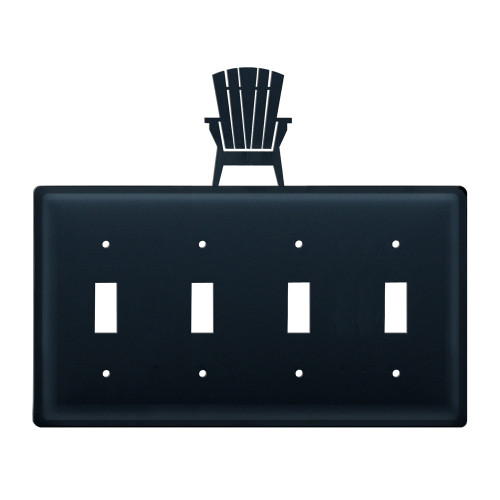 Adirondack Chair Quadruple Switch Cover