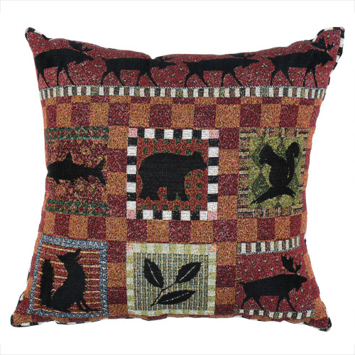Mountain Wildlife Pillow Cover
