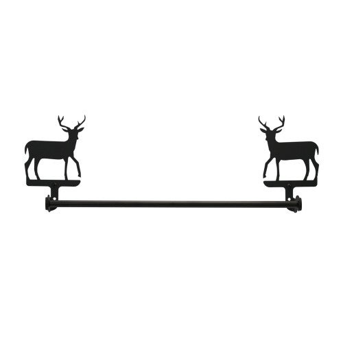 Wrought Iron Deer Towel Bar