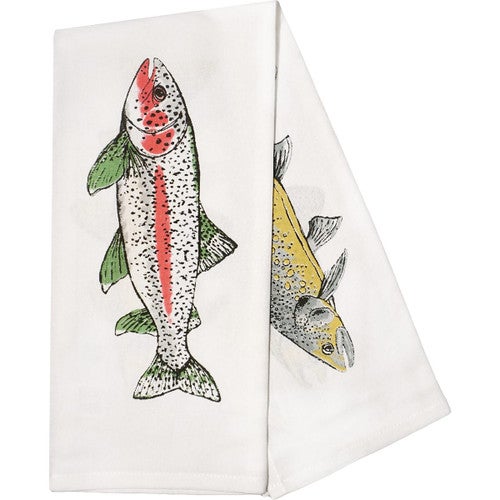 Trout Kitchen Towels - Set of 2