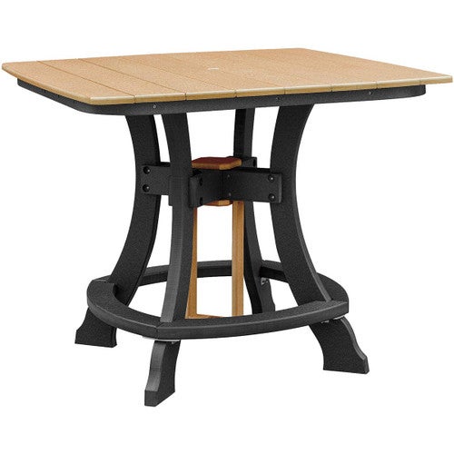Beckett Counter Height Square Table - Mocha & Black