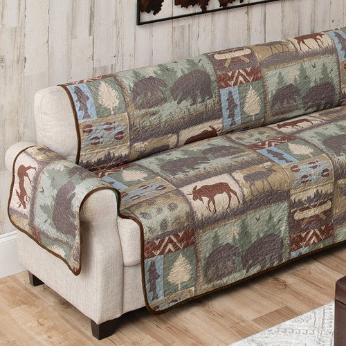 Mountain Scenes Loveseat Cover - CLEARANCE