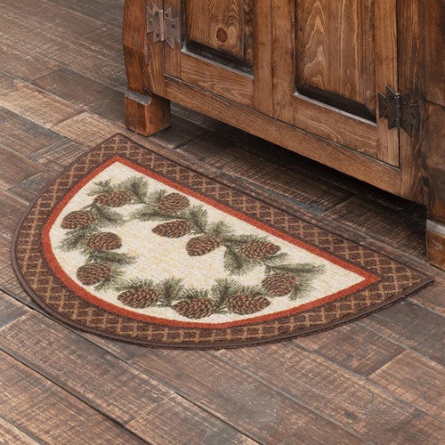 Pine Forest Half-Round / Wedge Rug