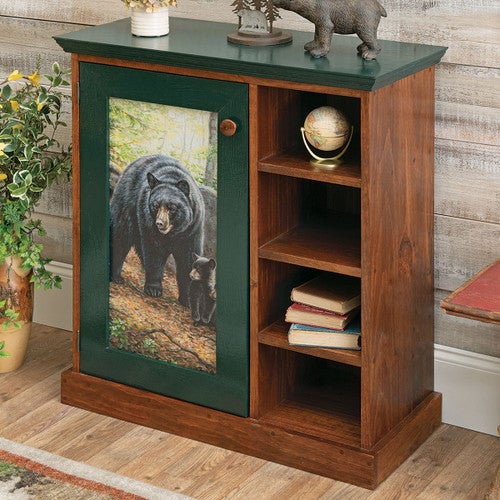 Black Bear Forest Cabinet