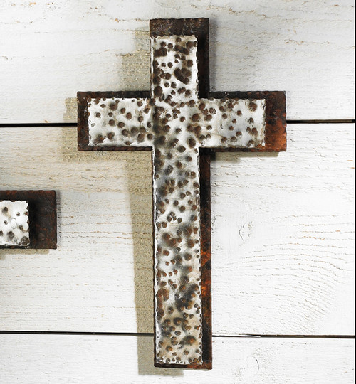 Western Iron Wall Cross - Medium