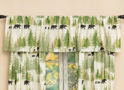 Bear Family Pines Valance