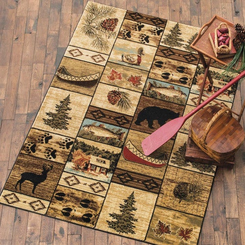 Cabin Home Rug Collection