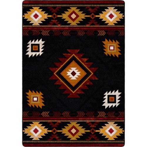 Diamond Creek Black & Tan Rug - 3 x 4