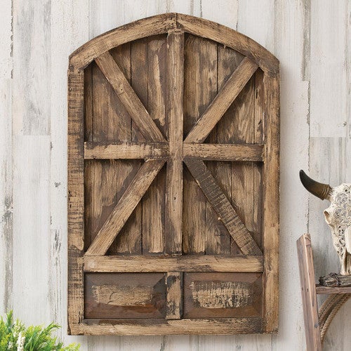 Valley Ranch Rustic Window Wall Art - Natural