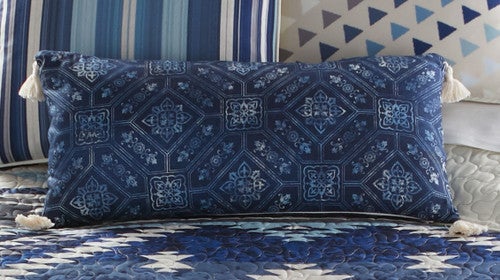 Azul Tile Accent Pillow