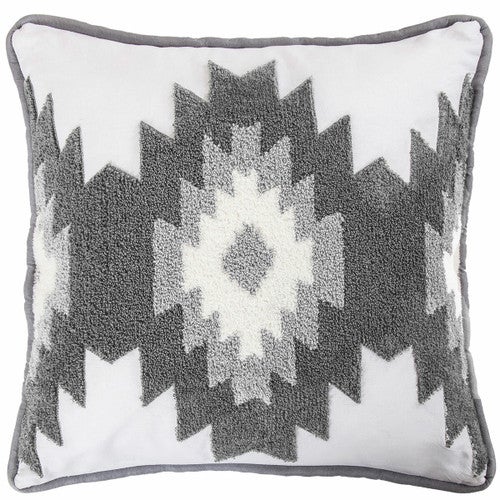 Taos Frost Crewel Pillow