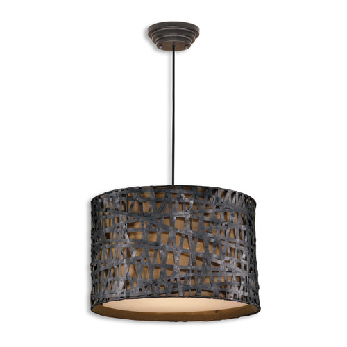 Alita Black Pendant Light - 3 Light