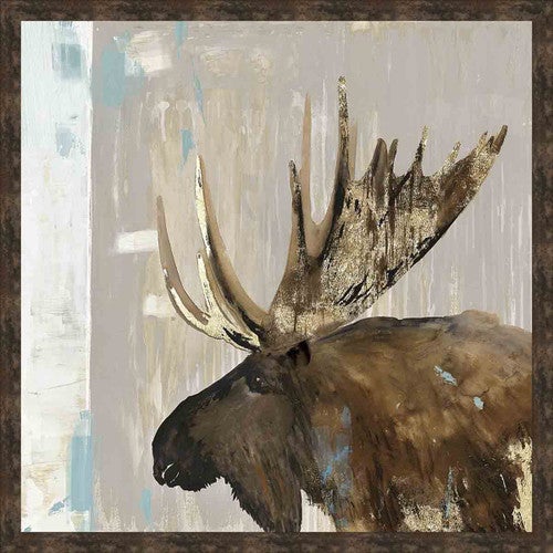 North Woods Moose Wall Art I