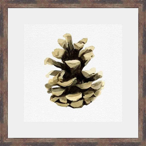 Pinecone Profile III Wall Art