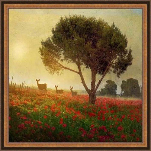 Floral Deer II Wall Art