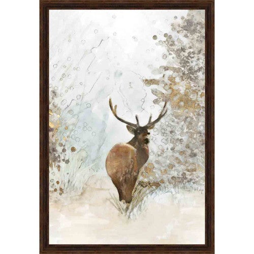 Elk Looking Back Wall Art