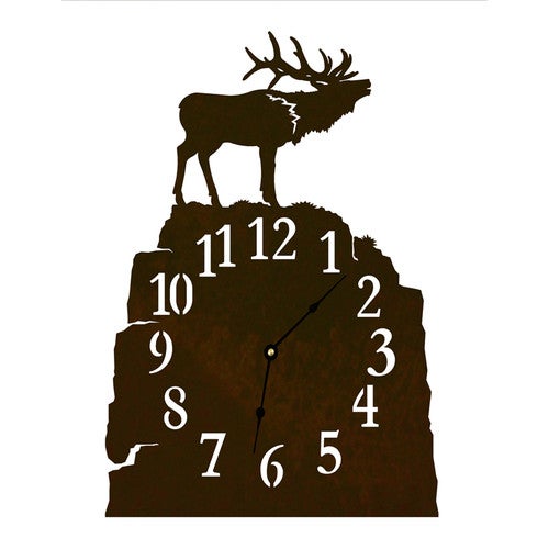 Elk Table Clock