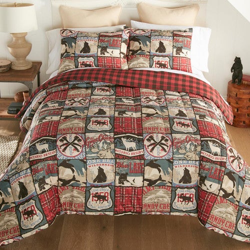 Wild Wood Bear Comforter Set - King