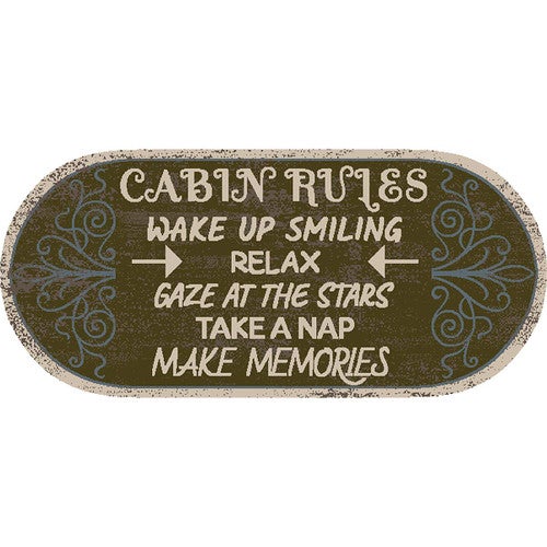 Cabin Relax Oval Rug