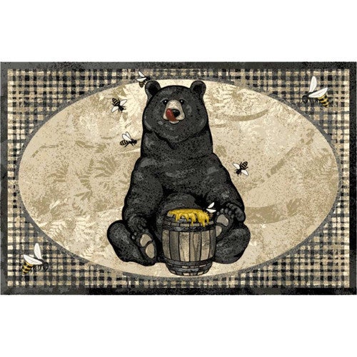 Honeybee Bear Accent Rug