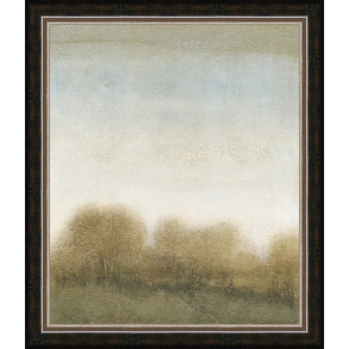 Amber Leaves II Framed Print