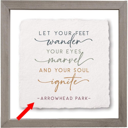 Woodland Inspiration Personalized Wall Art