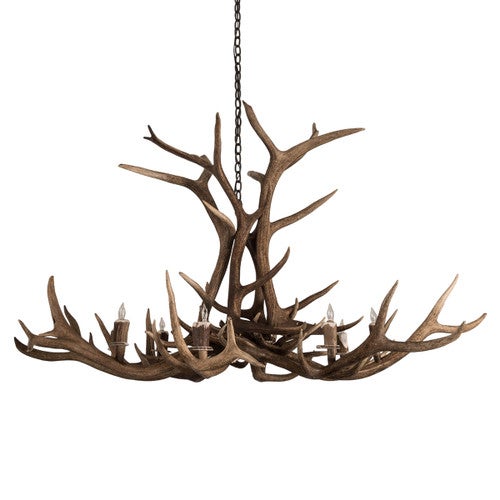 Elk Antler Chandelier - 8 Light