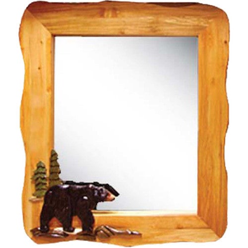 Strolling Bear Wall Mirror