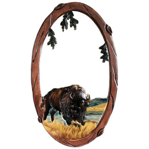 Plains Bison Wall Mirror