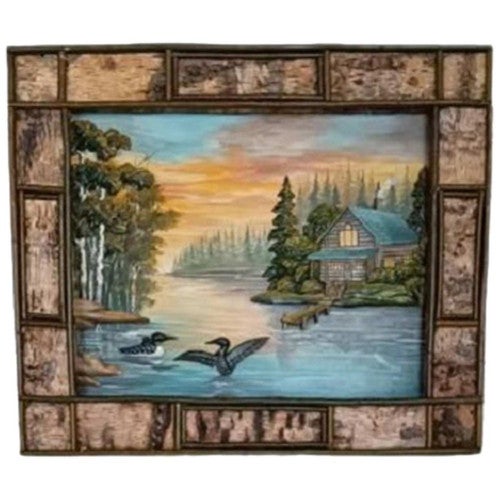Cabin & Loons Wall Art
