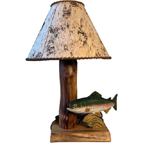 Upstream Salmon Table Lamp