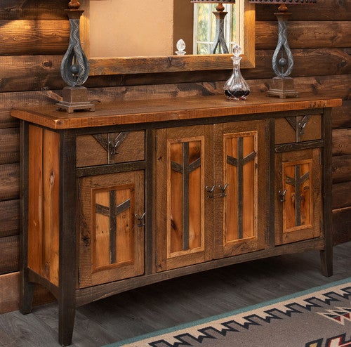 Yellowstone Dutton 2 Drawer 4 Door Sideboard