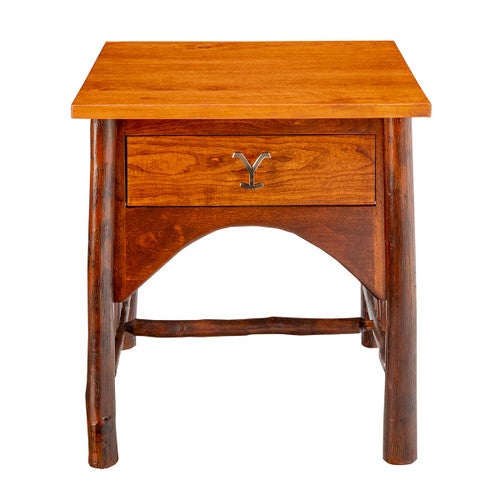 Yellowstone Gallatin Valley 1 Drawer Side Table