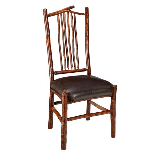 Yellowstone Gallatin Valley Spindle Side Chair - Leather Seat