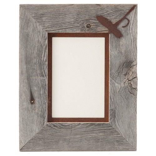 Rust Fly 5 x 7 Frame with Metal Mat