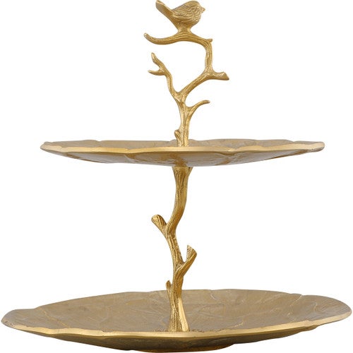 Woodland Visitor Tiered Serving Tray