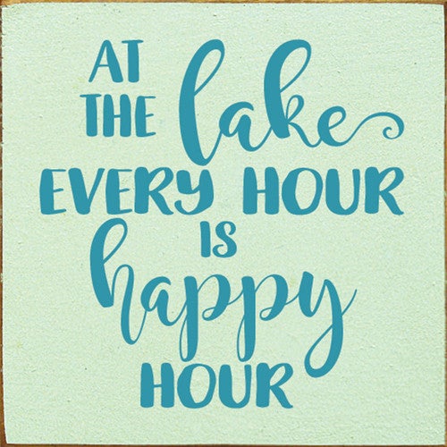 Lake Happy Hour Wall Art
