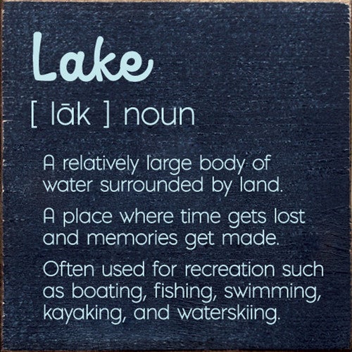Lake Definition Wall Art
