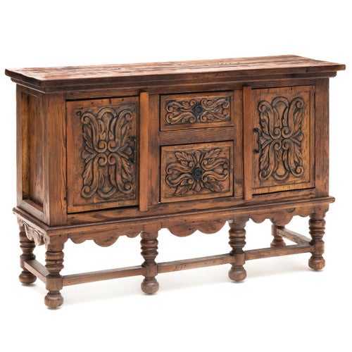 Santa Fe Carved Buffet / Console Table